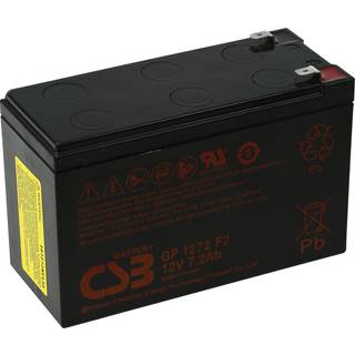 CSB Standby Blybatteri GP1272 F2 passer til APC Back-UPS BK500 12V 7,2Ah