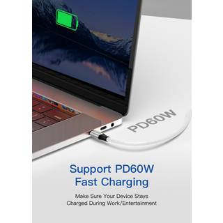 LindeCables USB-C 2.0 60W Premium kabel - 1 m Hvid Type: USB 2.0 til USB-C 2.0 Dataoverførselshastighed: Op til 480 Mbps Opladningseffekt: Understøtter op til PD 60W (20V, 3A) .