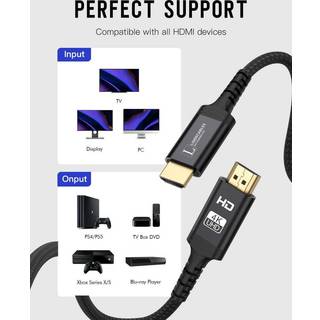 LindeCables HDMI 2.0 4K 60Hz Premium Kabel - 1 m Sort Standard: HDMI 2.0 Opløsning: Understøtter 4K (3840 x 2160 pixels) Opdateringshastighed: Op til 60Hz Båndbredde: 18 Gbps.