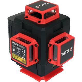 Selvnivellerende krydslinjelaser Yato YT-30417; 3,7 V; 2x4,0 Ah batt.