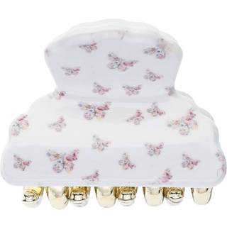 DARK Hair Claw Small Butterfly Pattern