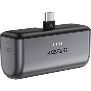 Acefast M9-5000 USB-C PD 20W hurtigopladende powerbank 5000mAh - Sort