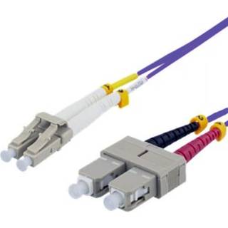 Prokord Fiber Om4 Lc-sc 50/125 Duplex Mm 7.0m Upc 7m. Lc Sc Om4