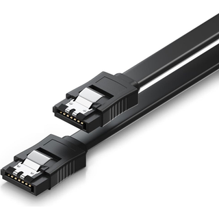 DUTZO SATA kabel - Hvid - 0.5 m - lige stik