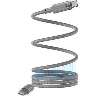 Yesido USB-C til USB-C hurtigopladningsmagnetisk kabel PD 60W, 1m - Grå