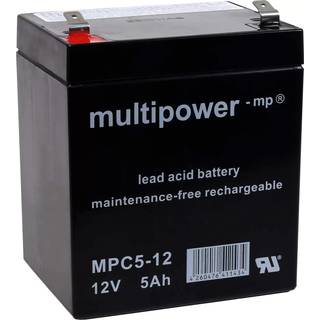 Powery Blybatteri (multipower) MPC5-12 Cyklisk