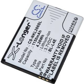 Batteri kompatibelt med Nokia Typ BL-L4E