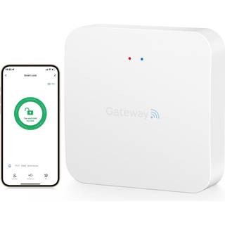 Tuya Wifi Gateway til Kucacci Z1 Z2 Q1 Smart Lock: Kompatibel med Smart Life Tuya -app til fjernstyring af smart d?rl?s kompatibel med Alexa Goog