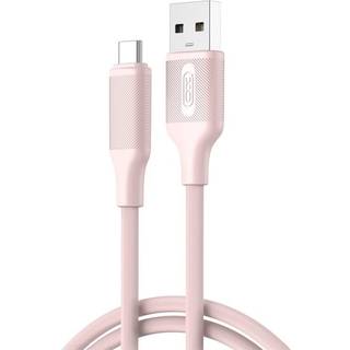 XO USB til USB-C-kabel 3A 1m - Pink