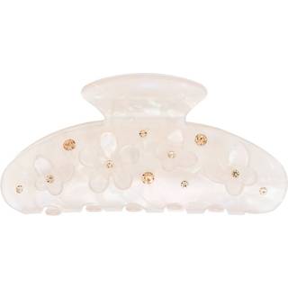 DARK Flower & Butterfly Hair Claw Sand