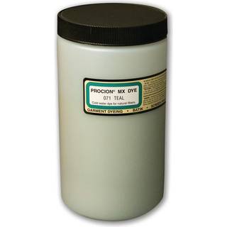 Jacquard Procion MX Dye - Ubestridt King of Tie Dye Powder - Teal - 1 lb - Koldt vandfiberreaktivt farvestof fremstillet i USA