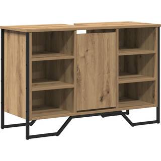 Badeværelsesskabsunder med hylde Artisan Egetræ 91 x 35 x 60 cm