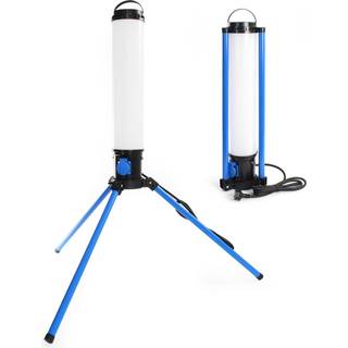 LED Arbejdslampe 230V - 10000 LM / 5000 kelvin - Inkl. stativ & ekstra 220V stikkontakt integreret