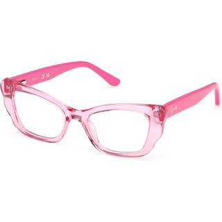 Guess GU50264 Børn 075 46 Briller Børn Lyserød - Transparent Shiny Light Fuchsia Pink - 46mm