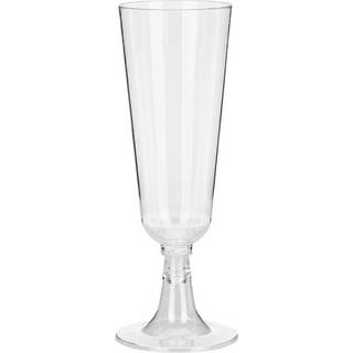 8 stk. Plastik Champagne Glas 150 ml – Klar elegance til festlige begivenheder