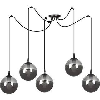 Gigi 5 Sort/Grafit pendellampe - Ø14 cm, E14, 230V, uden lyskilde