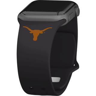 Affinity Bands Texas Longhorns Silicone Sport Band kompatibel med Apple Watch (38/40/41mm sort)