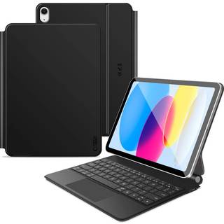 iPad 11" (2025) / 10.9" (2024/2022) Tech-Protect Keyboardcover  - Engelsk Tastatur - Sort