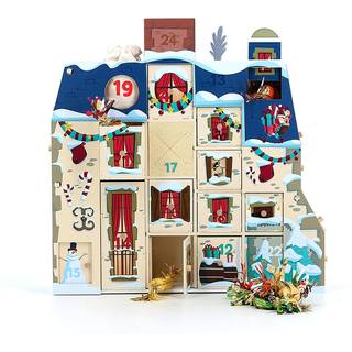 Vilac Adventskalender Adventshus med 24 rum