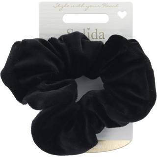 Solida Samt-Scrunchie Hårelastik