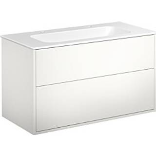 GBG Artic møbelsæt 100cm 2sk/vask 2hh mat hvid/hvid
