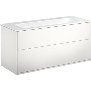 GBG Artic møbelsæt 120cm 2sk/vask 2hh mat hvid/hvid