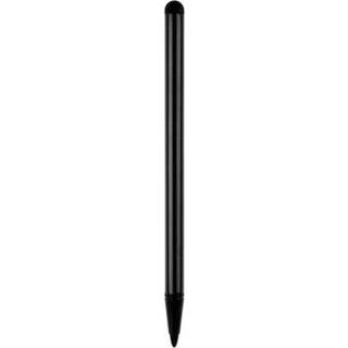 2-i-1 Stylus Touch Pen til iPhone, iPad, mobil og tablet - Sort
