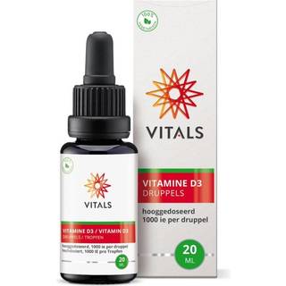 Vitals Vitals Vitamin D3 Dråber 1000 IE (20 ct)