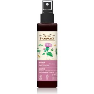 Green Pharmacy Burdock & Wheat proteins Elixir Leave-in-hårpleje Mod hårtab 150 ml - 150 ml