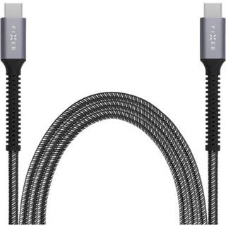 Fixed Armor 240W USB-C til USB-C PD Kabel m. Forstærkede Ender 2m - Grå
