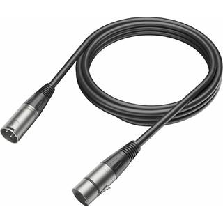 Fifine XLR Kabel - 3pin - 1.8 Meter - Sort