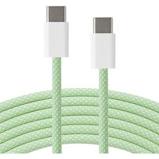 Xceed Braided USB-C til USB-C PD 60W - 2m - Grøn