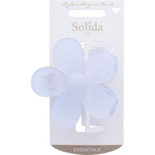 Solida Haarklammer Blume, blau Hårnåle