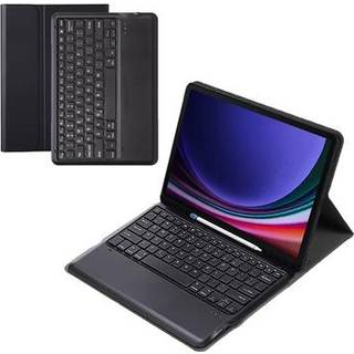 Samsung Galaxy Tab S9+ Cover med Bluetooth Tastatur - Sort