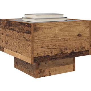 Opbevaringsskab Gammelt træ 40 x 40 x 30 cm Ingeniørtræ og Glas