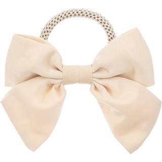 DARK Satin Bow Hair Tie Champagne