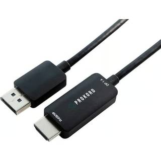 Prokord Displayport Til Hdmi-kabel – 4k @ 60 Hz 1.5m. Displayport Hdmi Sort