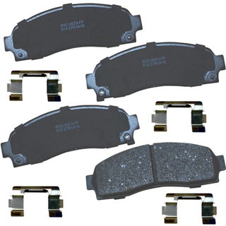 Bendix Premium SBC913 keramiske bremseklodser foran til Chevrolet Equinox 2006-2005 Pontiac Torrent 2006 Saturn Vue 2007-2002