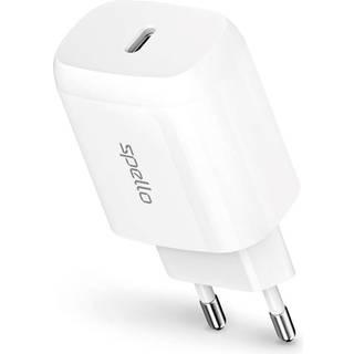 Spello 20W Vægoplader m. USB-C - Power Delivery - Hvid