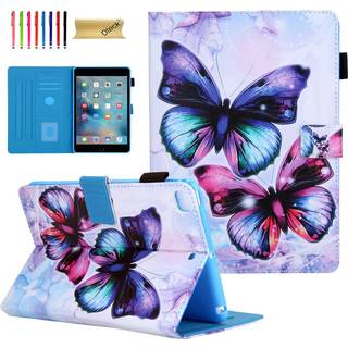 DTECK -sag til iPad Mini 5./4. generation iPad Mini 3/2/1 sag 7.9 - PU læder stødbestandig magnetisk sag med [Auto Wake Sleep/Card Slots] Fold St