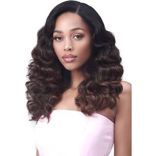 Bobbiboss Lang krøllet ombre aske kobber parykker 13x7 HD blonder foran parykker til kvinder - MLF475 Zeulia Gratis del Lange bølgede parykker Sy