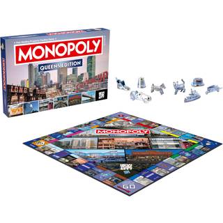 Monopolbr?tspil Queens NY Edition: 2-6 Spillere Familiebr?tspil til b?rn og voksne br?tspil til b?rn 8 og op til b?rn og voksne ideelle til spila