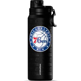 Hydrapeak x NBA officielt licenseret Philadelphia 76ers 26 oz aktiv vandflaske med chug låg og håndteres genanvendelig rustfrit stål dobbeltvæg i