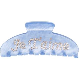 DARK Text Hair Claw "Je T'aime" Ibiza Blue