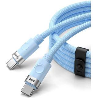 Orico USB-C til USB-C kabel 60W 3A PD, 1m - Blå