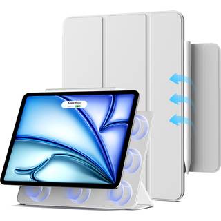 iPad 10,9"/Air4/5/11(M3)   3-FOLD Cover Grå MAGNETISK