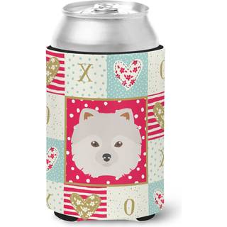 """" Caroline's Treasures CK5210CC Japanese Spitz Love Can eller Bottle Hugger Cold-Beverage-Koozies Multicolor """"
