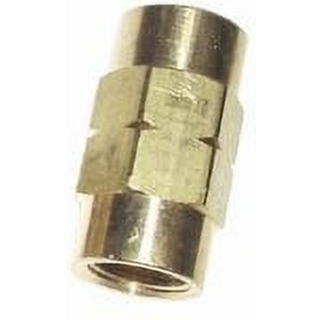 AGS Automotive Brass Brake Line Union 3/16 (M10-1.0 inverteret)