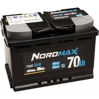 Nordmax AGM-batteri, 70Ah / 12V