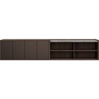 Vipp 675 H6 Kabinet Mørk Eg/Marmor